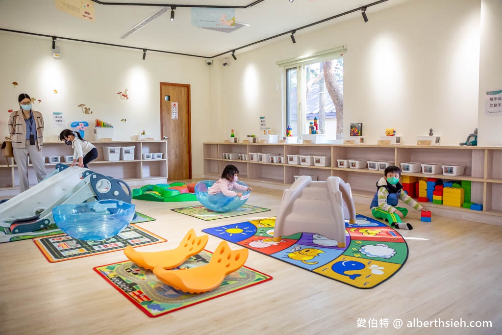 桃園免費親子景點推薦．八德兒童玩具圖書館（大湳森林公園內，七大主題館免費玩還可交換玩具） @愛伯特吃喝玩樂全記錄