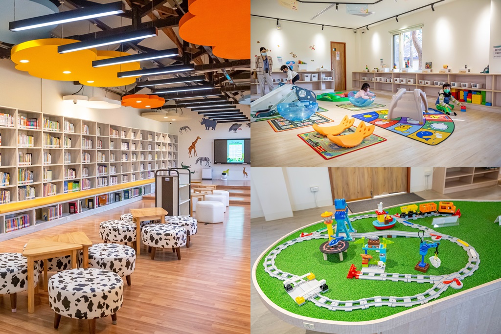 桃園免費親子景點推薦．八德兒童玩具圖書館（大湳森林公園內，七大主題館免費玩還可交換玩具） @愛伯特