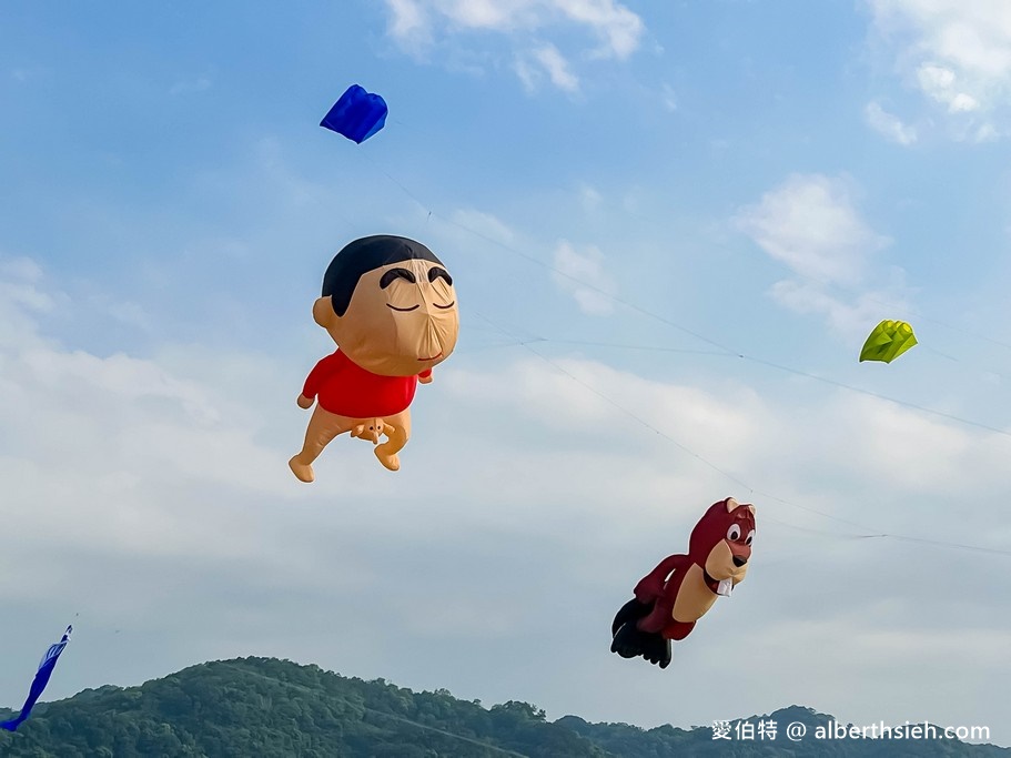 桃園國際風箏節：蠟筆小新風箏
