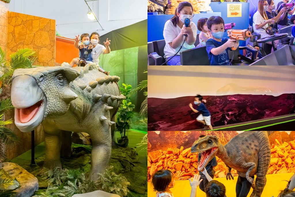 2022台中暑假展覽．侏羅紀x恐龍3.0（超逼真暴龍、腕龍、雙脊龍、翼龍、迅猛龍等你來互動7/8~9/11） @愛伯特吃喝玩樂全記錄