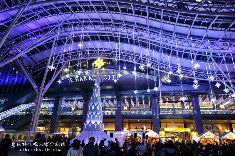 九州光の街博多駅（博多光之街80萬顆燈泡讓你感受濃厚的聖誕佳節氣氛） @愛伯特