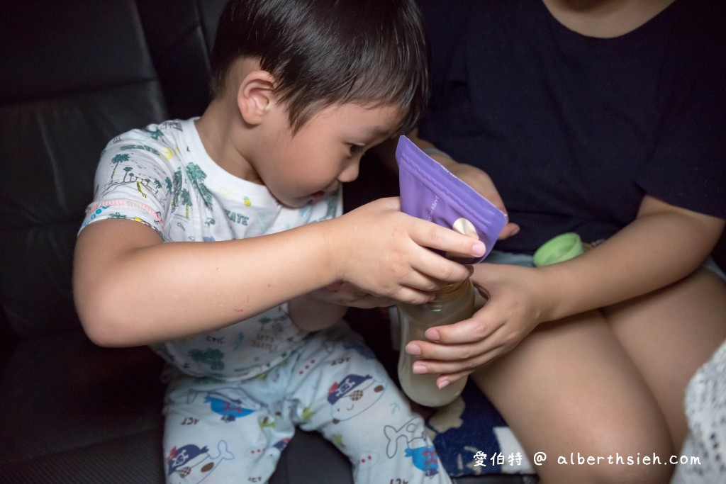 韓國BAILEY貝睿感溫母乳儲存袋推薦（外出必備的育兒用品，母乳袋還可以三段感溫變色提示超貼心） @愛伯特吃喝玩樂全記錄