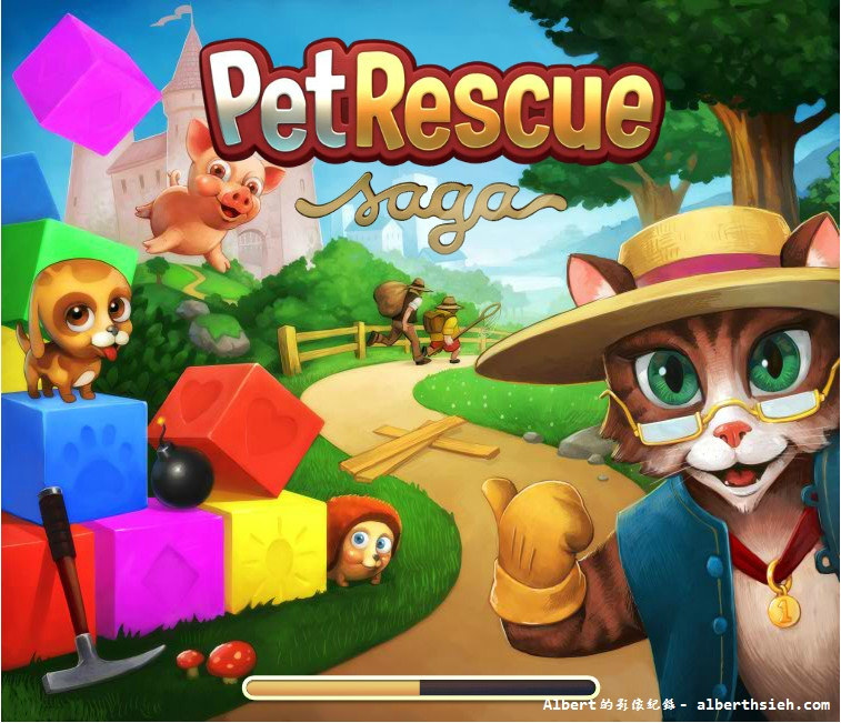 【APP遊戲】Pet Rescue Saga寵物大營救（比Candy Crush更有趣的方塊消除遊戲） @愛伯特吃喝玩樂全記錄