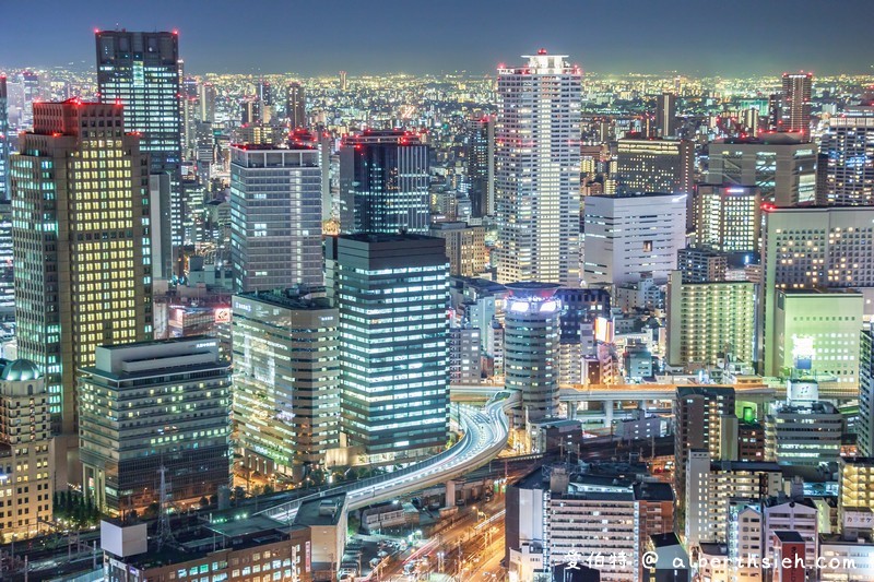 大阪360度百萬夜景。梅田藍天大廈空中庭園展望台