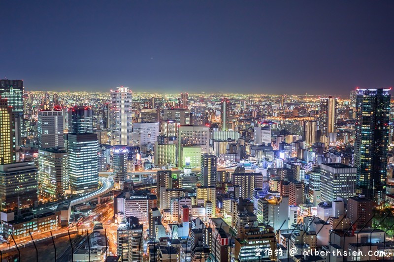 大阪360度百萬夜景。梅田藍天大廈空中庭園展望台