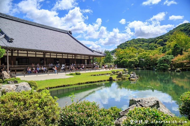 天龍寺．京都嵐山景點（世界文化遺產，曹源池庭園令人讚嘆如日本畫般的美麗） @愛伯特吃喝玩樂全記錄